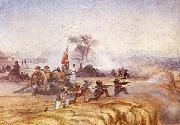 unknow artist the otjimbengue british volunteer artillery Spain oil painting reproduction